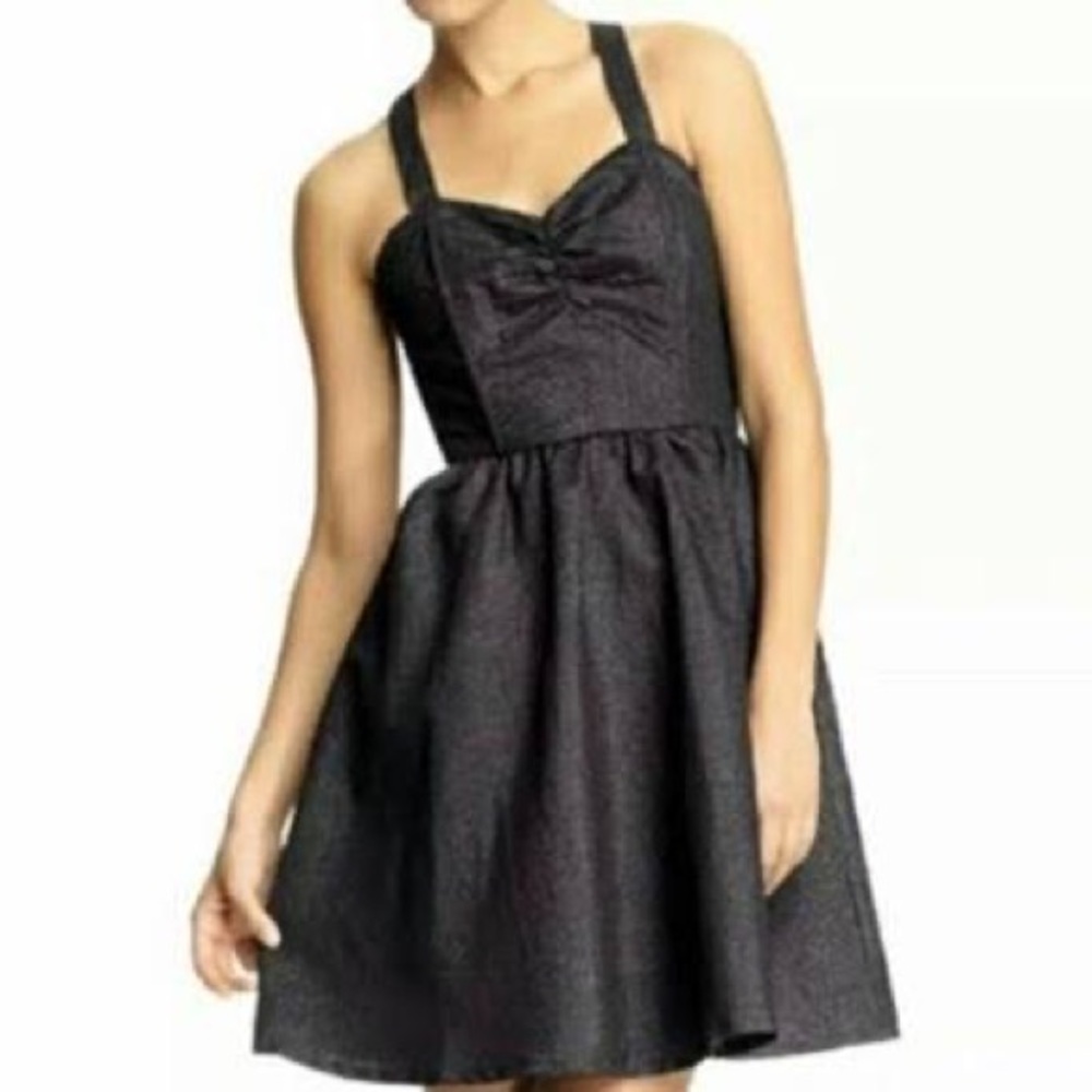 Jack by BB Dakota lurex party dress with boned bodice, size S